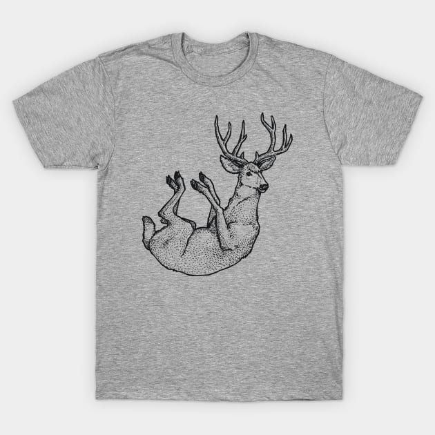 A Levity of Animals: Rain Deer T-Shirt by calebfaires